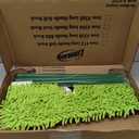 Libman 18" 2-Sided Microfiber Dust Mop, Double Sided Dry Wet Mops for Floor Cleaning, Hardwood, Laminate, Tile Cleaner, 360 Degree Swivel Head, 49 Long Handle