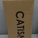 CATISM Cat Bed, Plush Hooded Cat Beds for Indoor Cats, Self Warming Cats Beds Cave, Cozy Pod for Indoor Kitten or Small Dog, Removable Washable with Non-Slip Bottom (25.0"L x 25.0"W x 19.0"Th)