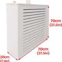 HLOPEWSTUK Radiator Cover Heater Cover for Home Old Radiator 27.5x31.5x7.8
