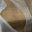 Dog Stairs with Detachable Zipper, 19.7" Extra Wide Right-Angle Pet Stairs for Bed, Anti-Slip Dog Steps for Lowrider and Elderly Cats with Support Board, 19.7x29.5x23.6 inch, Light Brown