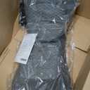 3-in-1 Electric Lumbar Support Pillow for Bed and Chair, Smooth Spine Triple Fusion Back Massager with Heated, Vibration and Traction for Lower Back Pain Relief and Spine Support (Dark Gray)