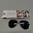 livho Sunglasses for Men Women Aviator Polarized Metal Mirror UV 400 Lens Protection
