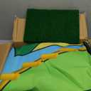 70"x70" Golf Chipping Game Practice  Portable Training Game for Indoor & Outdoor Use, Improve Short Game Accuracy for Adults, Juniors & Beginners