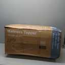 Sweetcrispy Mattress Topper King, 4 Inch Thick Memory Foam Gel Infused Cooling Toppers Pad for King Size Bed, Sleeper Sofa, RV, Camper, CertiPUR US Certified, Ventilated and Breathable