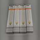 T10 LED Bulb 4W Equal E26 LED Bulb 40 Watt dimmable Neutral White 4000K E26 Edison Bulb AC120V 400lm Tubular Light Bulb T9 for Rustic Pendant,Island,Chandeliers,Wall sconces Pack of 4