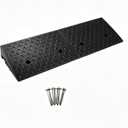 Nisorpa Rubber Curb Ramp, 2" Lift Height Curbside Ramp, Heavy Duty Loading Ramps 22000LBS/10T Capacity Sidewalk Curb Ramps for Cars Trucks Bikes Motorcycles Wheelchairs 9.4 x9.8 x 2inch