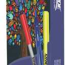 Stride 52001rio Gel Pen, Retractable, Medium 0.7 Mm, Black Ink, Translucent Black Barrel, 12/box