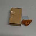 ACROPIX HVAC Blower Motor Resistor Replacement Fit for Kia Soul - Pack of 1 Orange Silver Tone