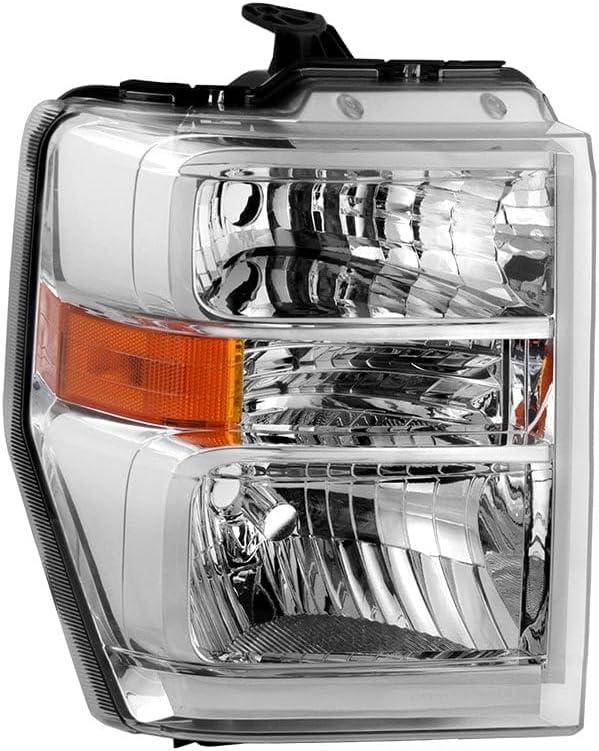 ( POE ) Ford E150 E250 08-14 / E350~E550 SuperDuty 08-19 / E550 08-17 / F650 F750 16-17 Crystal Headlight - Low Beam-H13(Not Included) ; High Beam-H13(Not Included) ; Signal-3157A(Included) - OE Right