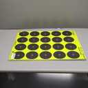 Splatterburst Targets - 18 x 24-4 inch Bullseye Splatter Target - Easily See Your Shots Burst Bright Fluorescent Yellow Upon Impact - Made in USA (50 Pack)