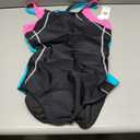 ATTRACO Womens One Piece Swimsuit Athletic Bathing Suits Training Sport Swimwear for Women (XX-Large, A_pink/Aqua)