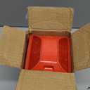 Road Reflectors Pack of 10 | 4 by 4 inch Street Pavement & Asphalt Stud Markers | Great Reflecting for Speed Bumps, Sidewalks, Pedestrian Crossings, Freeways & Driveways | Industrial Grade (Red)