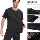 1/5 Pack Running Shirts Men Sport Tops Dry Fit Gym Wicking Athletic T Shirts Breathable Cool Workout Shirts (L)