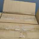 Havawish 8 Pcs 13 Inch Clear Glass Charger Plates with Gold Edge