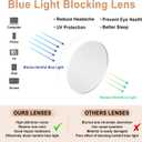 6 Pack Fashion Reading Glasses for Women Men Blue Light Blocking Oversized Square Readers with Spring Hinge, +2.75