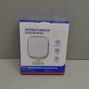 TAILI Shower Mirror Fogless for Shaving, Anti Fog Shaving Mirror with Razor Holder NO-Drilling,Removable,Shatterproof & Waterproof,Wall Mounted Bathroom Accessories with Powerful Suction(White)