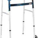 Drive Medical Trigger Release Folding Walker with Contoured Hand Grips