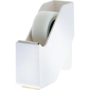 Bostitch Office Bostitch Konnect Desktop Tape Dispenser For Home or Office - Invisible Tape, Non-Skid Base, White Finish (KT-TAPE-WHITE)