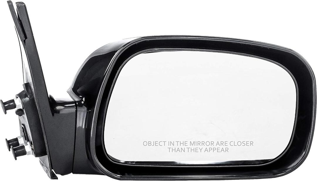 Dependable Direct Right Passenger Side Unpainted Power Operated Non-Heated Non-Folding Door Mirror Compatible with USA Built Toyota Camry (2002 2003 2004 2005 2006) - TO1321167