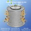 HM400 True HEPA Air Filter Replacement Compatible with Austin Healthmate FR400, HM400, HM402, HM405, HM410, HM450 Air Cleaner Purifier, 1 HEPA Filter + 2 Pre-Filters