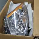 Headlights Assembly Compatible with 2008-2013 Nissan Rogue,2014-2015 Nissan Rogue Select Halogen Headlamp Pair,NOT FIT HID Headlights (Chrome Housing)