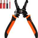 Wire Stripper, 3-rd Generation Wire Strippers or Crimping Tool, 5-IN-1 Wire Crimper or Cutter, 10-20 AWG Electric Wire, Multi-Function Hand Tools