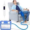 Cold Therapy Machine, Ice Machine System for Knee After Surgery, Cryotherapy Machine with Digital Timer and Ajustable Flow Speed, Knee Replacement Recovery Equipment for Pain Relief