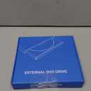 7 in 1 External DVD Drive, External CD/DVD Drive for Laptop USB 3.0 & Type-C, Portable CD/DVD +/-RW Disk Drive, CD/DVD Burner CD ROM External Drive for Laptop Desktop PC Windows 10/11 XP Mac Linux