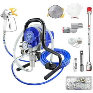 Airless Paint Sprayer 3000PSI 750W High Efficiency Airless Spraying Machine, Stand Power Painter with Paint Gun for DIY House, Wall, Fences Painting and Commercial Use