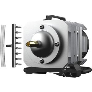 VIVOHOME Electromagnetic Commercial Air Pump 1110GPH 50W 8 Outlets 110V for Fish Tank Aquaponics and Hydroponic Systems