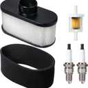 11013-0752 Air Filter Spark Plugs Kit for Kawasaki FR651V FR691V FR730V FX600V FS481V FS541V FS600V FS651V FS691V FS730V 4-Stroke Engine Lawn Mower Tractor