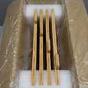 12.6"L x 9"W Bamboo Cutting Board Set of 4 - Wood Cutting Board Set with Holder, Chopping Boards Set with Food Icons, Juice Groove - Ideal for Meat, Fish, Bread, Vegetable, Fruit Chopping