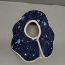 Soft Cat Cone, Adjustable Recovery Collar After Surgery to Prevent Licking Wound, Protective Cat Neck Cone, Comfortable Pet Elizabethan Collar for Cats Kittens and Puppies (M) (M (Neck: 8.5-11.6 in), Planet Pattern)