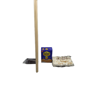 S'Mores Squwer Bamboo Sticks With Hershey's Chocolate And Honey Made Graham's And Marshmallows BB 2029 Mar 26