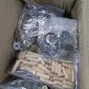 Queen Size Murphy Bed Wall Bed with Top Cabinets, Foldable Cube Cabinet Queen Platform Bed, Modern Wall Bed for Guest Room Or Home Office, No Box Spring Needed (White, Queen Size)