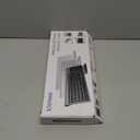 Wireless Keyboard and Mouse Ultra Slim Combo, TopMate 2.4G Silent Compact USB 2400DPI Mouse and Scissor Switch Keyboard Set with Cover, Batteries Included, for PC/Laptop/Windows/Mac - White