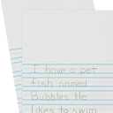 Pacon 2656 Newsprint Handwriting Paper, Picture Story, 7/8" x 7/16" x 7/16" Ruled 9" x 12", Ruled Short, 500 Sheets
