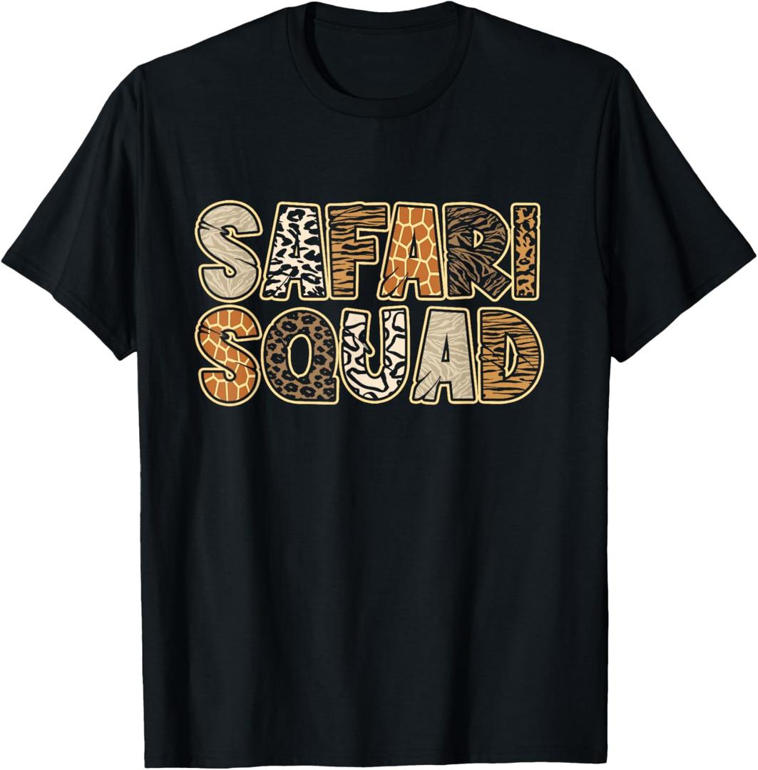 Arfica Safari Zoo - Safari Squad T-Shirt, Medium
