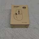 TECKNET Wireless Mouse, Bluetooth Mouse (BT5.0/5.0 & 2.4G) Rechargeable 4800 DPI Ergonomic Optical Mouse with 6 Adjustable, Quiet Clicks, USB A Receiver, 7 Buttons, Wide Compatibility - White