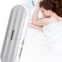 Under Pillow Bluetooth Speaker for Sleep: Private Bone Conduction Portable Speaker with White Noise - 20-Hour Battery Life for Soothing Sleep Sound(White)