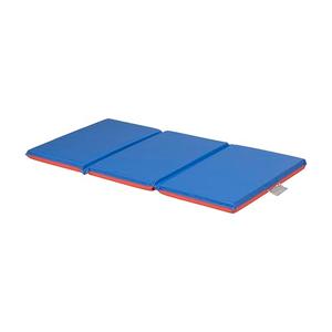 Amazon.com: ECR4Kids Premium Folding Rest Mat, 3-Section, 2in, Sleeping Pad, Blue/Red : Baby