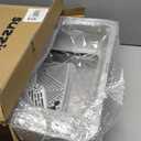 Enclosed Stainless Steel Cat Litter Box with Lid Extra Large Litter Box for Big Cats XL Metal Litter Pan Tray with High Wall Sides Enclosure, Non-Sticky, Anti-Leakage, Easy Cleaning (6"Deep Light Grey (1 Pack))