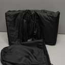 Snow Blower Cover, Heavy 900D Oxford Fabric Waterproof Outdoor Snowblower Covers, Universal Size Fits Single and Two Stage Snow Blowers, Water, Wind, UV, W/Adjustable Buckle and Vents - Black