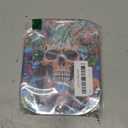 FANVANAI Metal Tray with Soft PVC Magnetic Lid Small Cute Decorative Tray Ideal Storage for Home or on The Go, 7"" x 5.5"" (Multicolor- Skulls)
