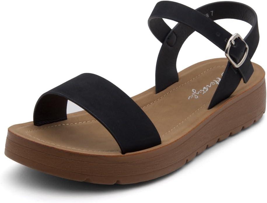 Herstyle Womens Flat Sandals One Band Ankle Strap Dressy Casual Sandals with Cushioned Footbed | Comfortable Open Toe Walking Shoes for Summer & Daily Wear 11