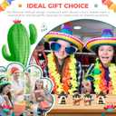 50 Pcs Mini Fiesta Gnomes Couple Figurines to Hide and Seek Cinco De Mayo Tomte Mexican Taco Tuesday Dwarf Gift for Adult Home Table Party Decorations