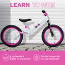 Balance Bike: for Big Kids Aged 4, 5, 6, 7, 8 and 9 Years Old - No Pedal Sport Training Bicycle | 16inch Wheel (Pink)