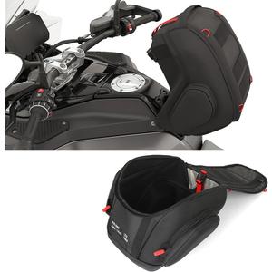 Motorcycle Waterproof Fuel Tank Bag 12L Volume Fits for BMW R1300GS Adventure R 1300 GS ADV 2024 2025 Travel Storage Bag Nylon Black Backpack Portable Front Tool Bags, Black 