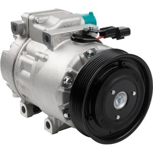 A/C Compressor with Clutch Compatible with 2011-2015 Kia Sorento 2013-2018 Hyundai Santa Fe 2019 Hyundai Santa Fe XL 3.3L 3.5L 97701-1U600
