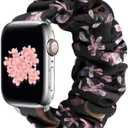 Greatfine Scrunchie Band Compatible with Apple Watch Bands 38mm 40mm 41mm 42mm 44mm 45mm 46mm 49mm Women, Elastic Scrunchie Watch Strap for iWatch Watch Series 11 10 9 8 7 6 5 4 3 2 1 SE 3 2 Ultra 3 2